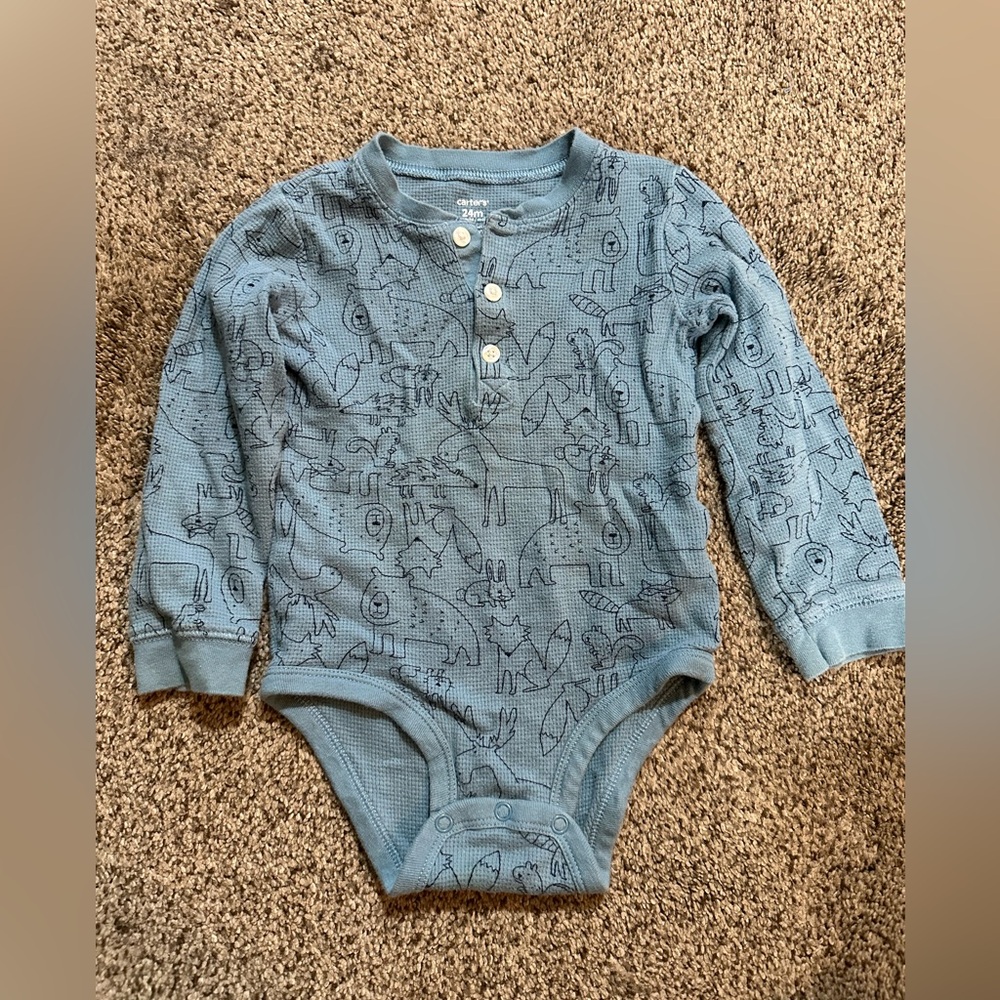 Kids Carters long sleeve onesies set - Picture 2 of 10